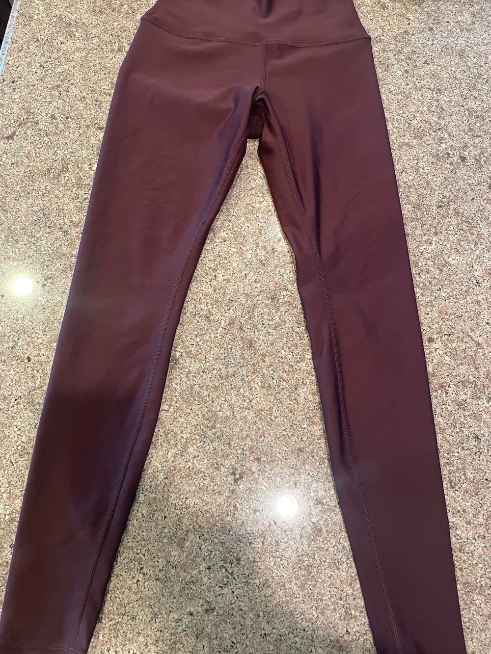 ALO Yoga Deep Wine High-Rise Leggings